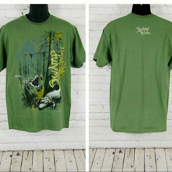 Gildan Other - 5 for $15 SALE! Swamp People T-Shirt Green Men Med